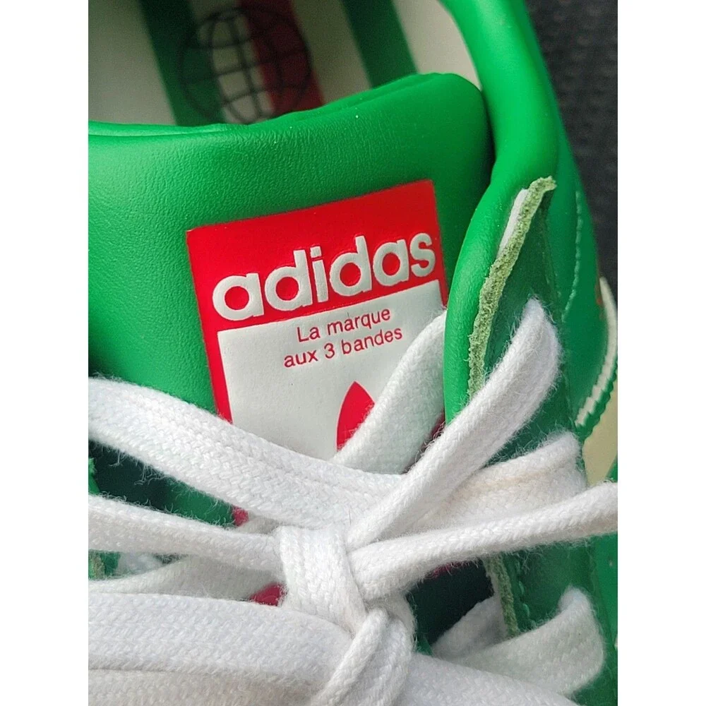 Adidas Superstar J Green White Red HQ9959 Size 7 Mens 8.5 Womens Shelltoe NEW